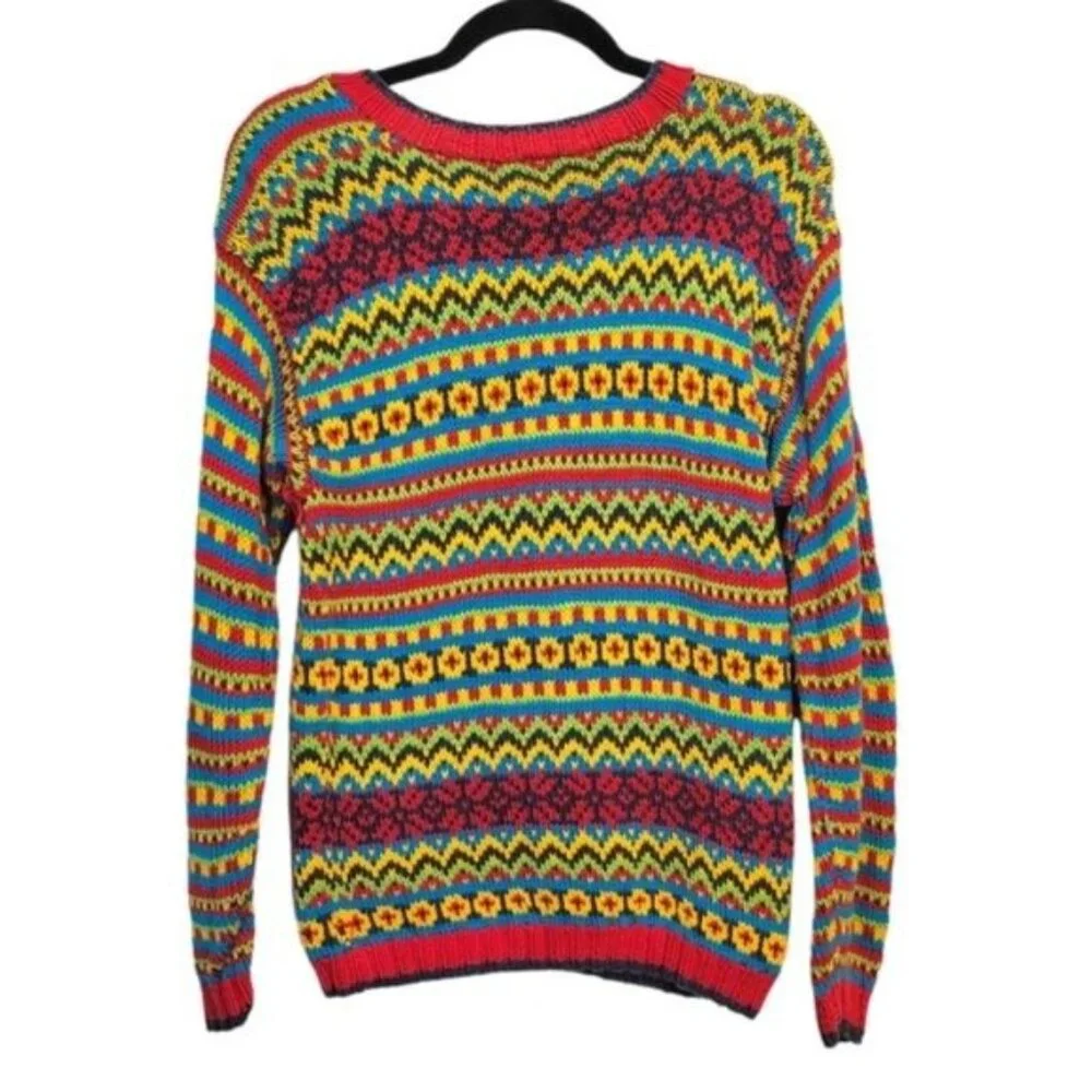 Hanna Anderson | Nordic Multicolored Cotton Sweater